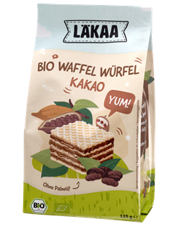 Läkaa Wafels met cacao bio 125g - 4984